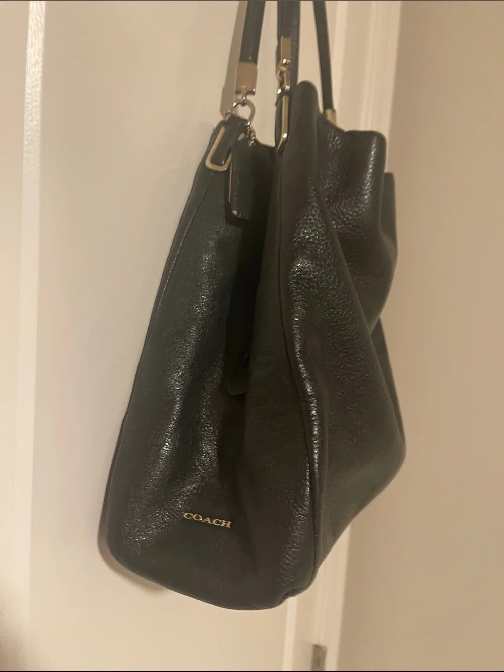 Coach Black/gold Bag